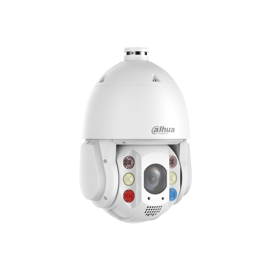 Dahua IP-PTZ-Dome-Kamera, 4MP, 4,8-154mm, IR 150m, 4G, IP66, weiß