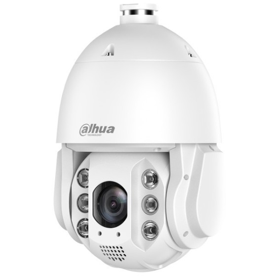 Dahua IP-PTZ-Dome-Kamera, 4MP, 4,8-154mm, IR 150m, 4G, IP66, weiß