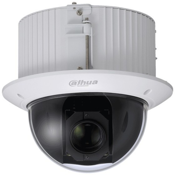 Dahua IP-PTZ-Dome-Kamera, 2MP, 4,5-144mm, IK10, weiß, Unterputz