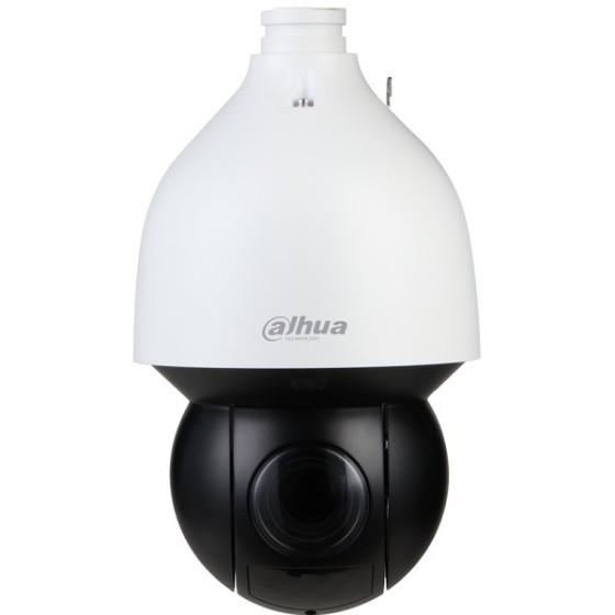 Dahua IP-PTZ-Dome-Kamera, 4 MP, 5,4 - 135 mm, IR 150 m, IP67, weiß
