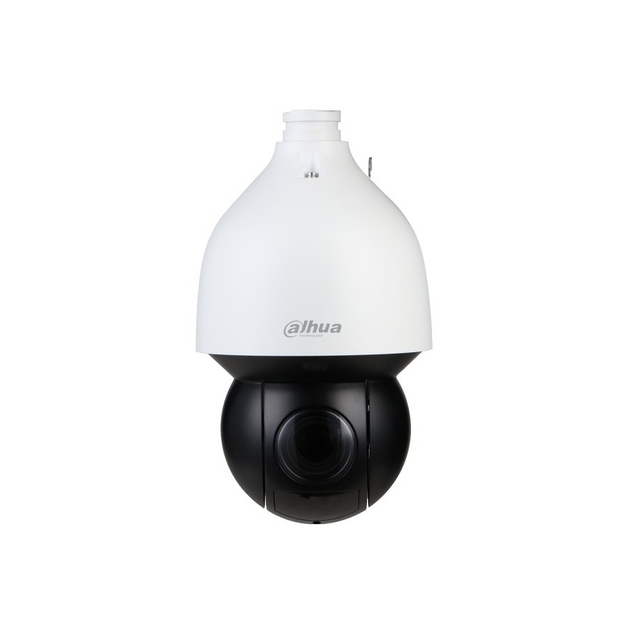 Dahua IP-PTZ-Dome-Kamera, 4 MP, 5,4 - 135 mm, IR 150 m, IP67, weiß