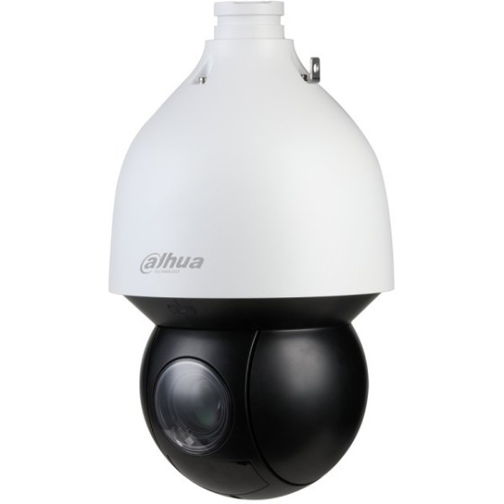 Dahua IP-PTZ-Dome-Kamera, 4 MP, 5,4 - 135 mm, IR 150 m, IP67, weiß