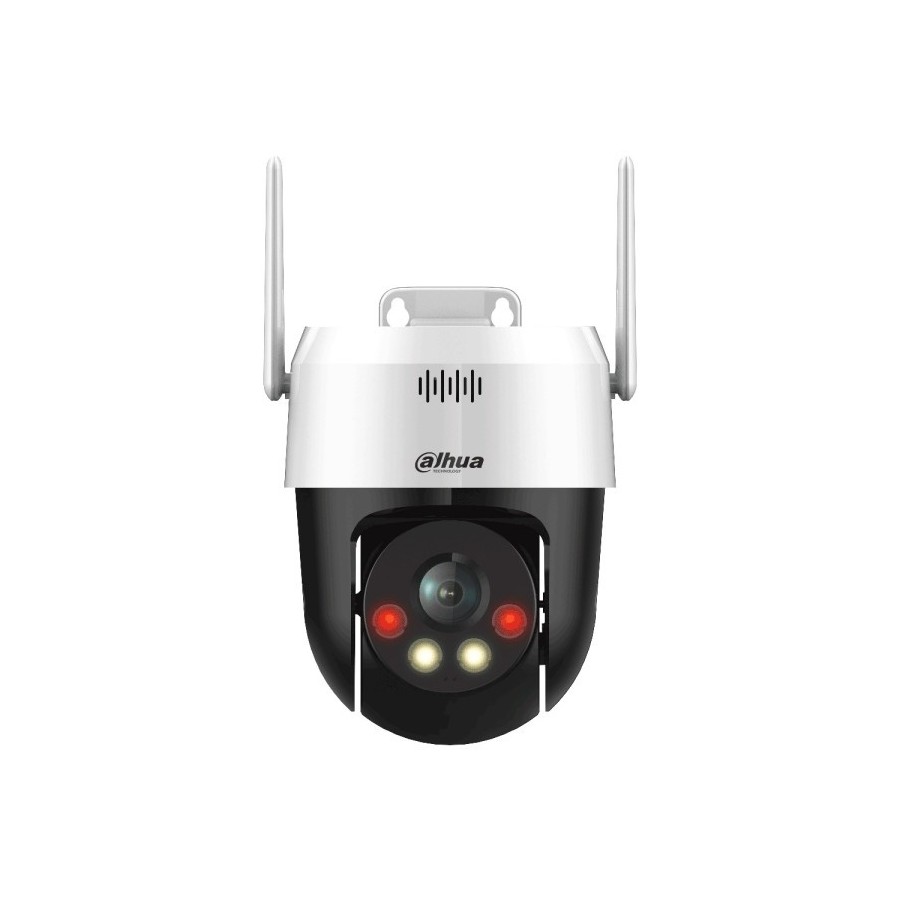 Dahua IP-WLAN-PT-Dome-Kamera, 3 MP, 4 mm, IR, IP67, weiß