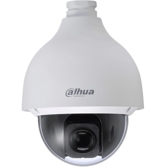 Dahua IP-PTZ-Dome-Kamera, 2 MP, 4,5 - 144 mm, IP67, IK10, weiß