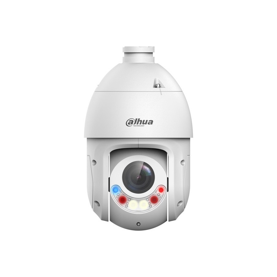 Dahua IP-PTZ-Dome-Kamera, 8 MP, 5 - 125 mm, IR 100 m, IP66, weiß