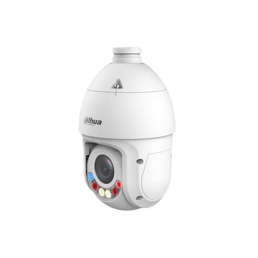 Dahua IP-PTZ-Dome-Kamera, 8 MP, 5 - 125 mm, IR 100 m, IP66, weiß
