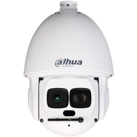 Dahua IP-PTZ-Dome-Kamera, 2 MP, 3,95 - 177,7 mm, IR 550 m, IP67, weiß
