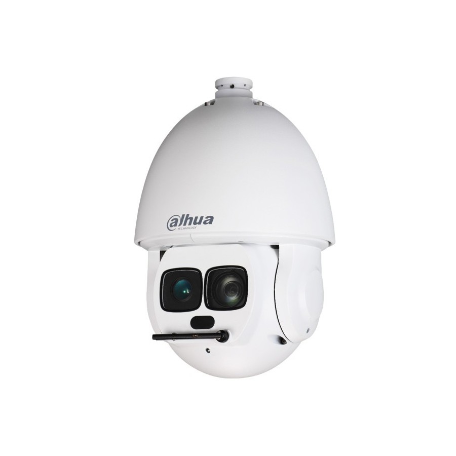 Dahua IP-PTZ-Dome-Kamera, 2 MP, 3,95 - 177,7 mm, IR 550 m, IP67, weiß