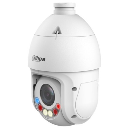 Dahua IP-PTZ-Dome-Kamera, 4 MP, 5 - 125 mm, IR 100 m, IP66, weiß