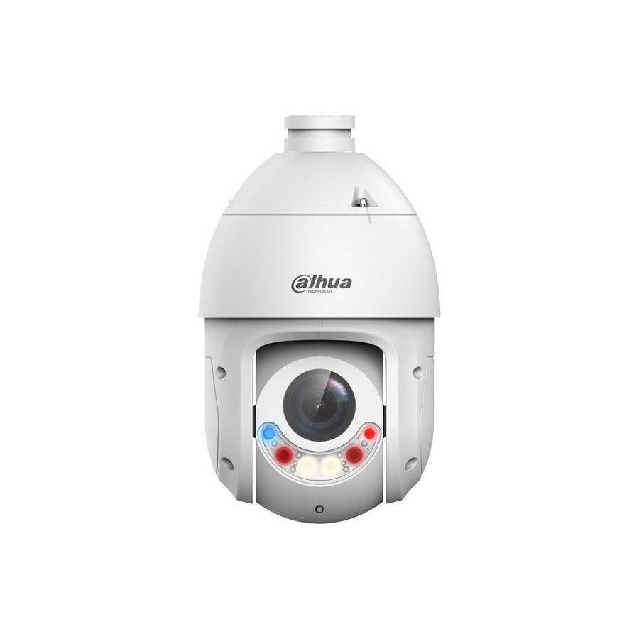 Dahua IP-PTZ-Dome-Kamera, 4 MP, 5 - 125 mm, IR 100 m, IP66, weiß