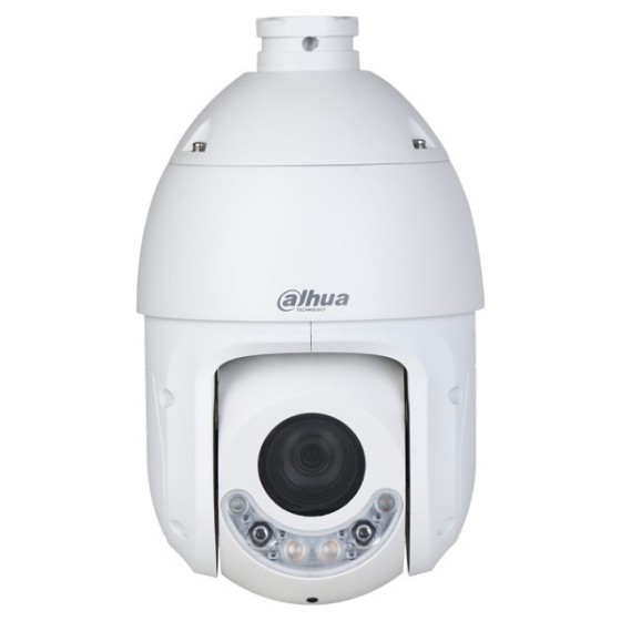 Dahua IP-PTZ-Dome-Kamera, 4 MP, 5 - 125 mm, IR 100 m, IP66, weiß