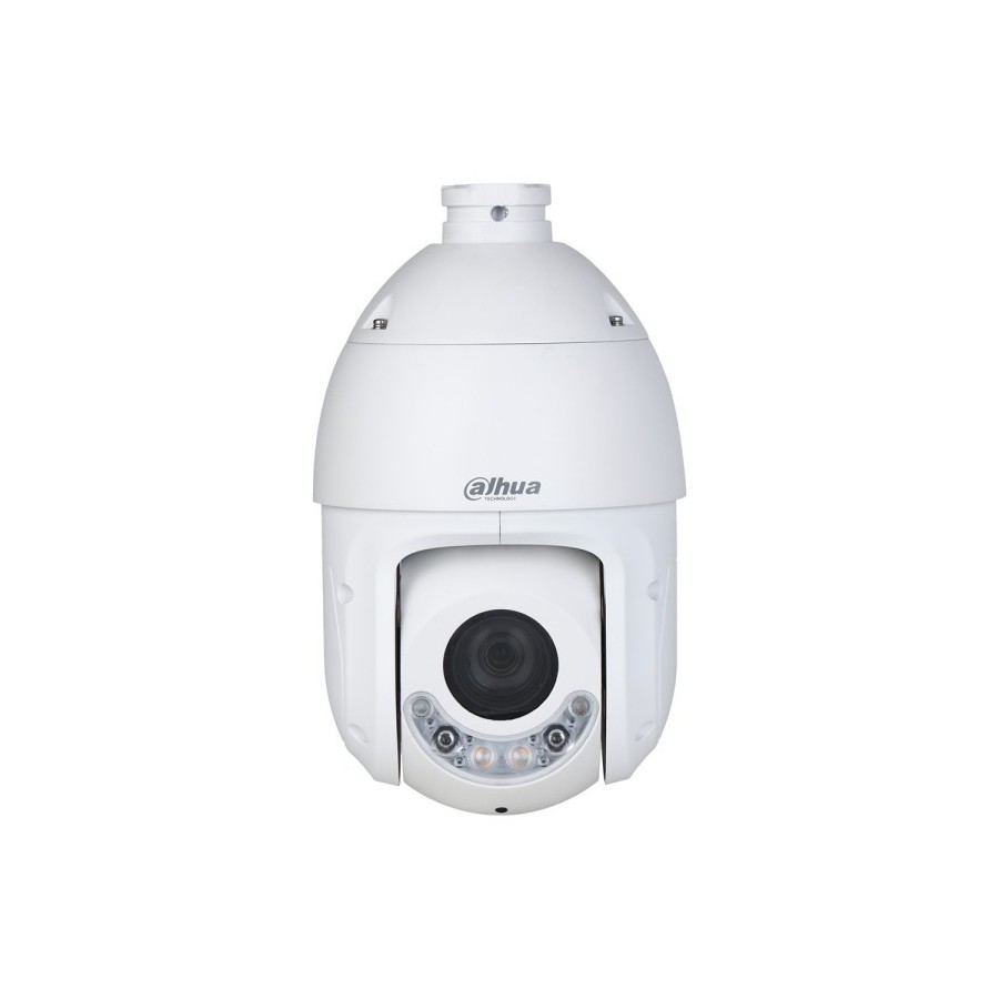Dahua IP-PTZ-Dome-Kamera, 4 MP, 5 - 125 mm, IR 100 m, IP66, weiß