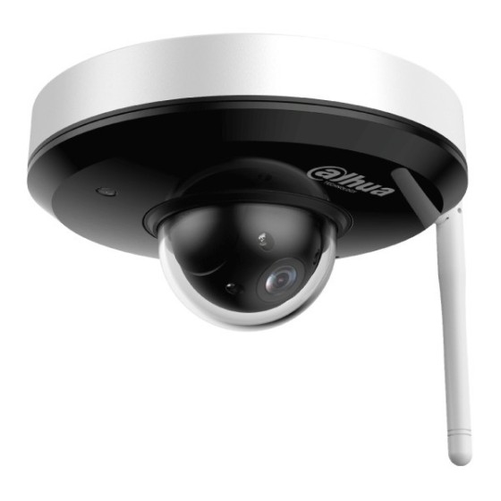 Dahua IP-WLAN-PTZ-Dome-Kamera, 4 MP, 2,8 - 12 mm, IR 20 m, weiß