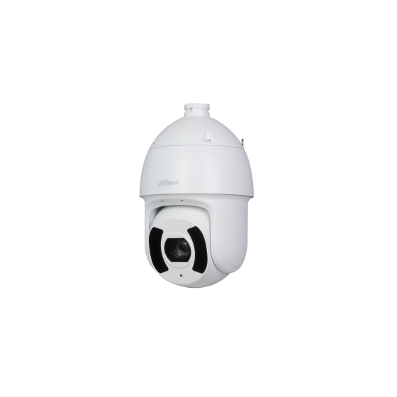 Dahua IP-PTZ-Dome-Kamera, 2 MP, 4,8 - 120 mm, IR 250 m, IP67, weiß