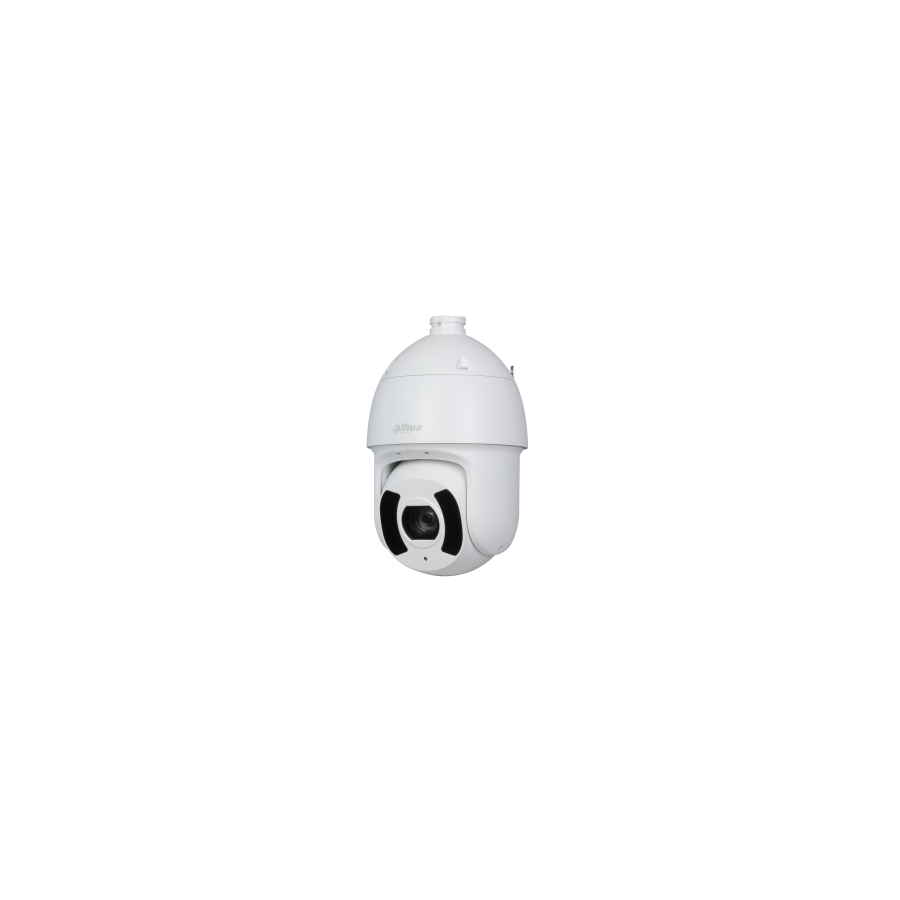Dahua IP-PTZ-Dome-Kamera, 2 MP, 4,8 - 120 mm, IR 250 m, IP67, weiß