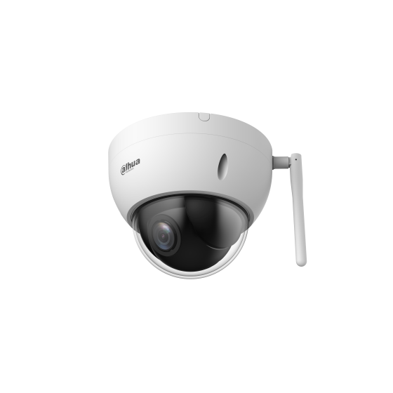Dahua IP-WLAN-PTZ-Dome-Kamera, 4 MP, 2,8 - 12 mm, IP66, weiß