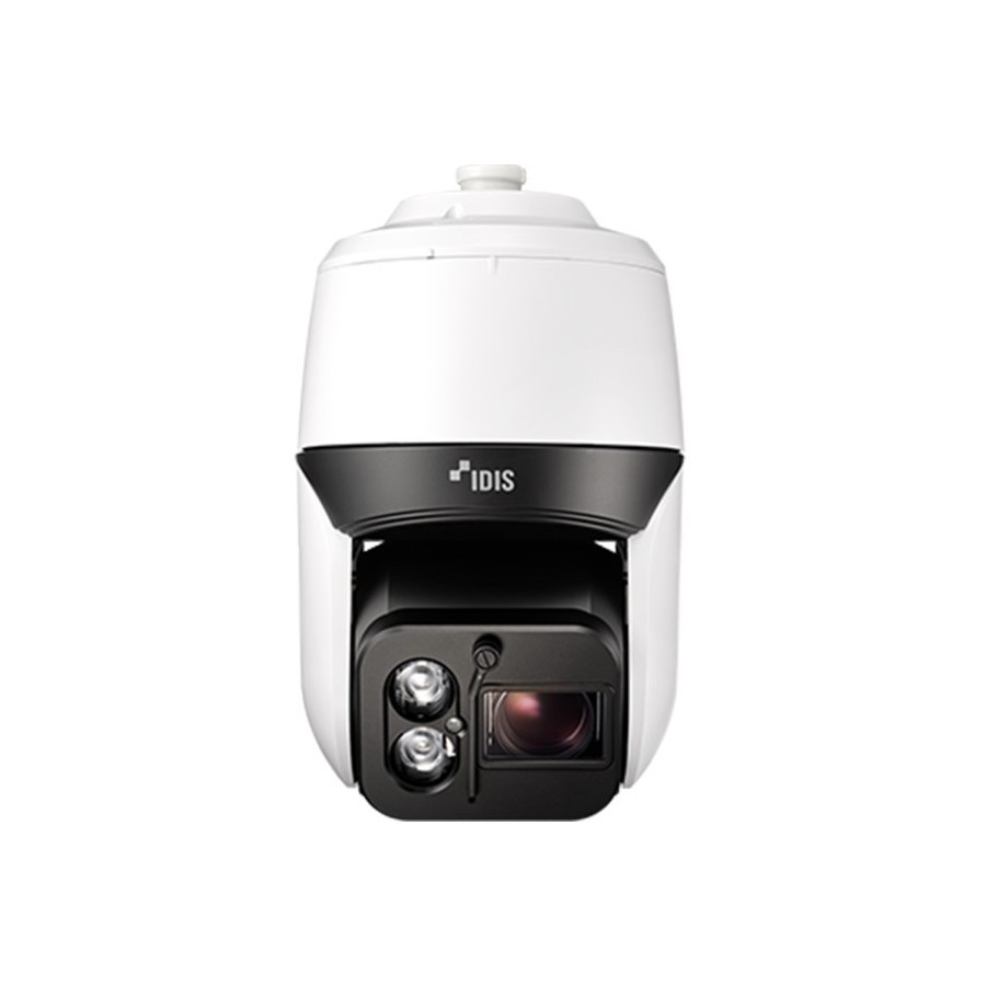 IDIS IP-Speed-Dome-Kamera, 4 MP, IR 400 m, IP66, IK10, NDAA, weiß
