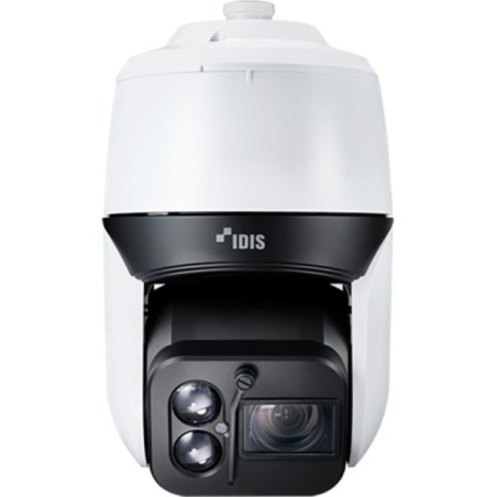 IDIS IP-PTZ-Dome-Kamera, 8 MP, 6,5 - 202 mm, IR 300 m, NDAA, weiß
