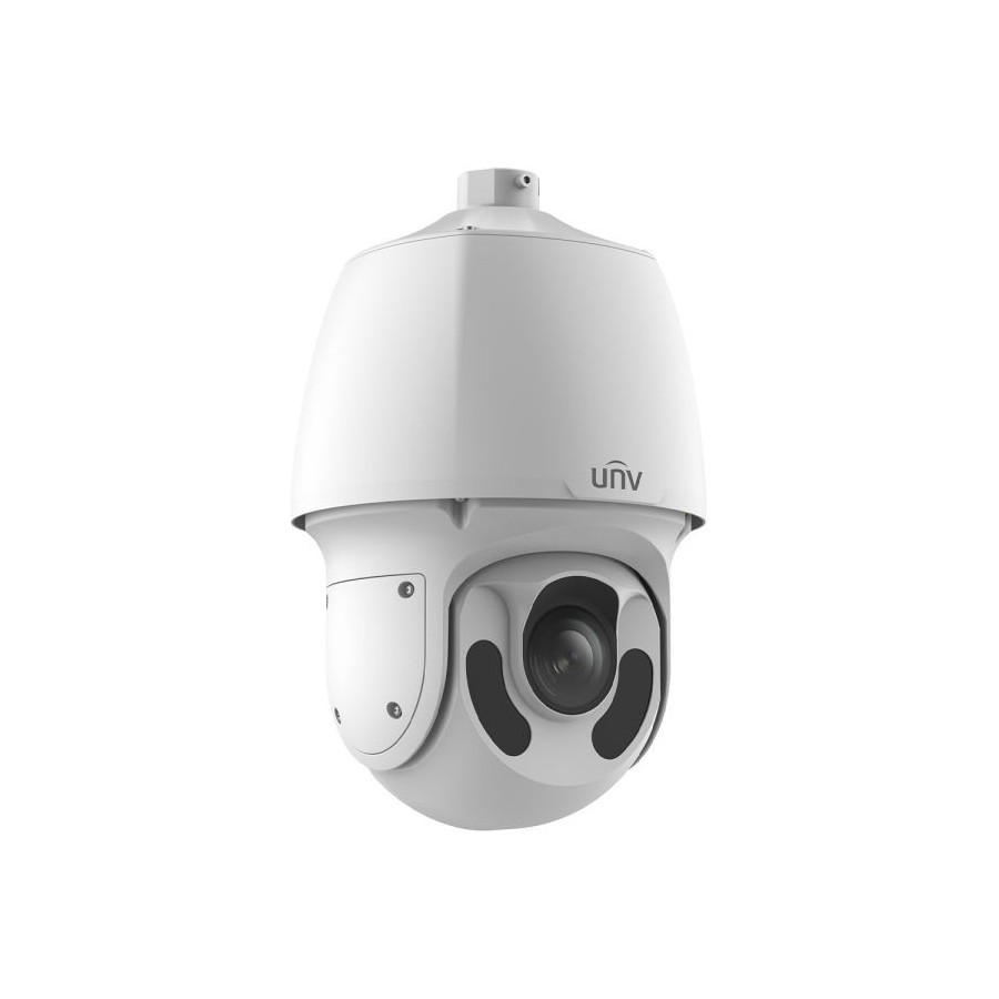 Uniview IP-PTZ-Dome-Kamera, 4 MP, IR 150 m, IP66, NDAA, weiß
