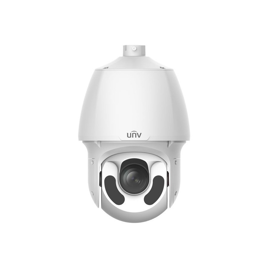 Uniview IP-PTZ-Dome-Kamera, 4 MP, IR 150 m, IP66, NDAA, weiß