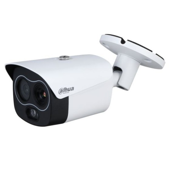 Dahua IP-Thermal-Bullet-Kamera, 4 MP, 1012 mm, IR 30 m, IP67, weiß