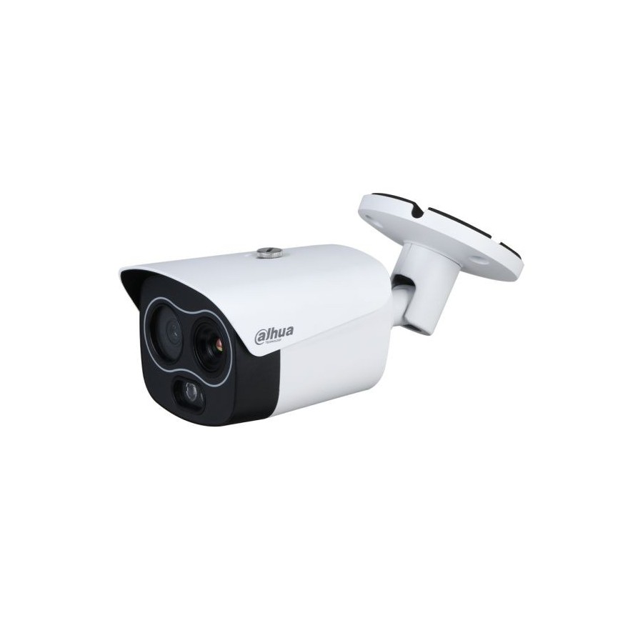 Dahua IP-Thermal-Bullet-Kamera, 4 MP, 1012 mm, IR 30 m, IP67, weiß