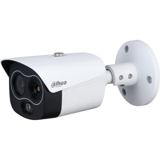 Dahua IP-Thermal-Bullet-Kamera, 4 MP, 3,54mm, IR 30m, IP67, weiß