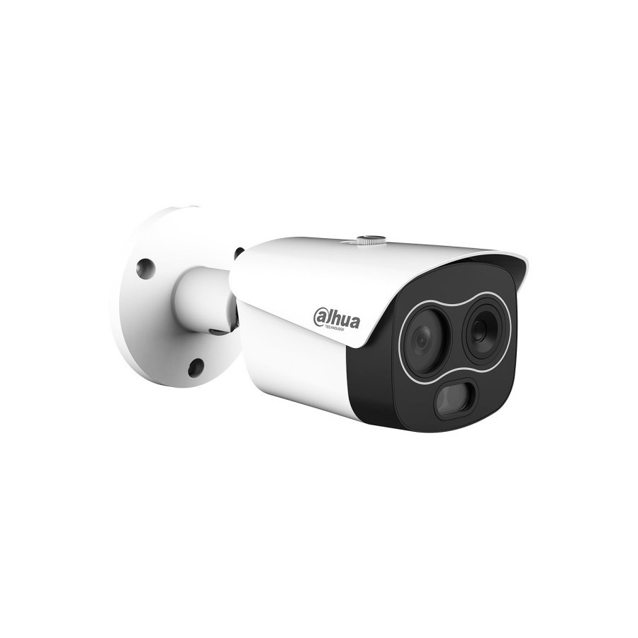 Dahua IP-Thermal-Bullet-Kamera, 4 MP, 8 mm, IR 30 m, IP67, weiß