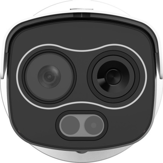 Dahua IP-Thermal-Bullet-Kamera, 4 MP, 10/12 mm, IR 30 m, IP67, weiß