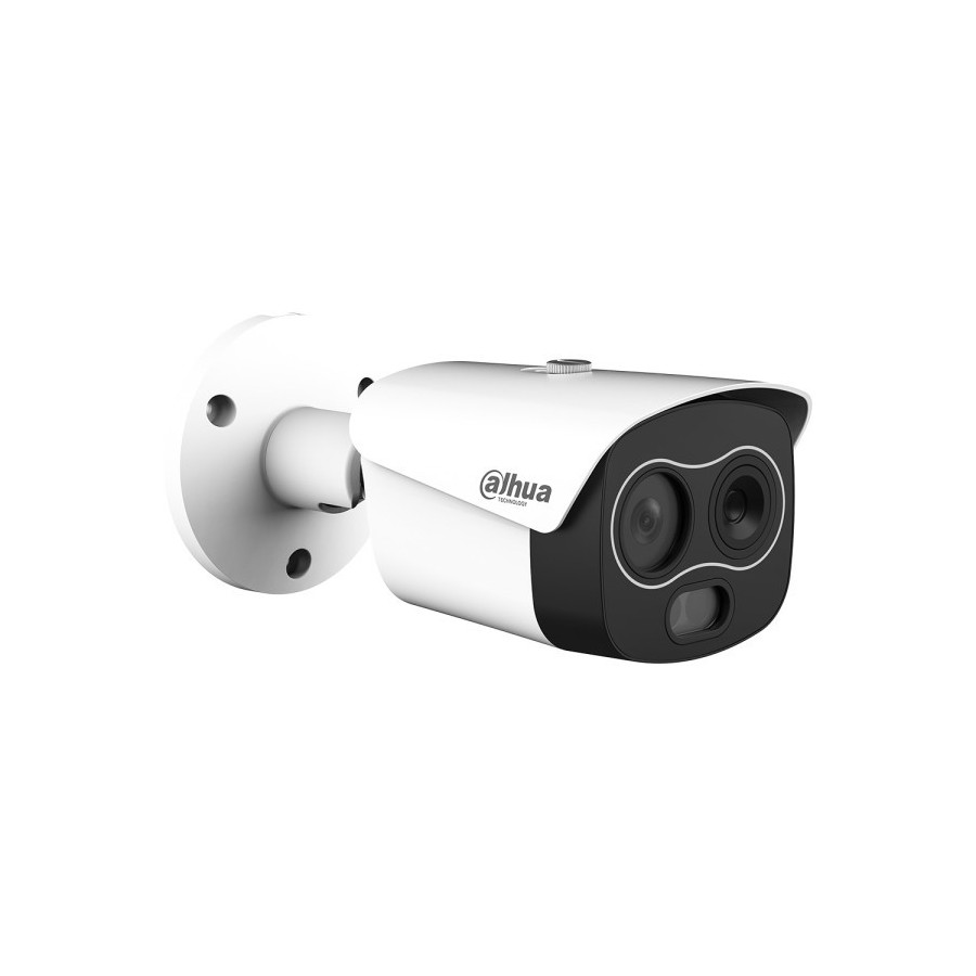 Dahua IP-Thermal-Bullet-Kamera, 4 MP, 10/12 mm, IR 30 m, IP67, weiß