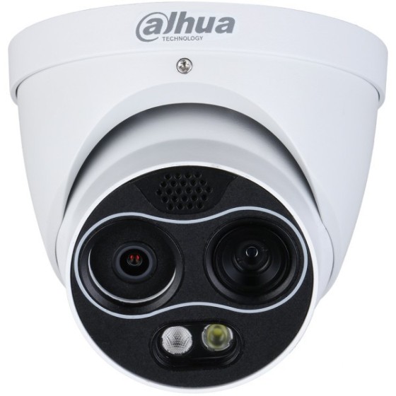 Dahua IP-Thermal-Eyeball-Kamera, 4MP, 3,54 mm, IR 30m, IP67, weiß