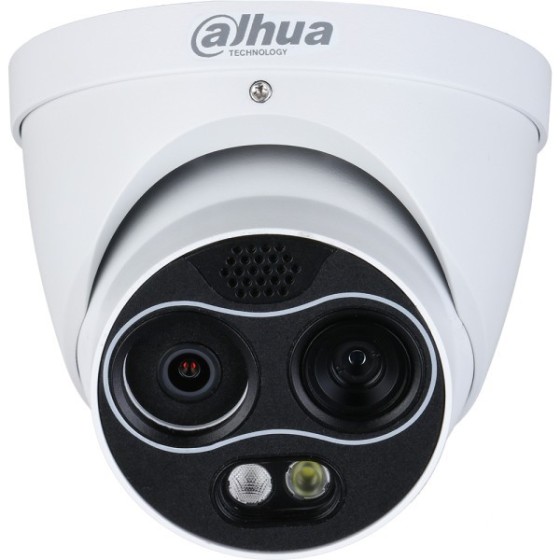 Dahua IP-Thermal-Eyeball-Kamera, 4 MP, 3,54 mm, IR 30 m, IP67, weiß