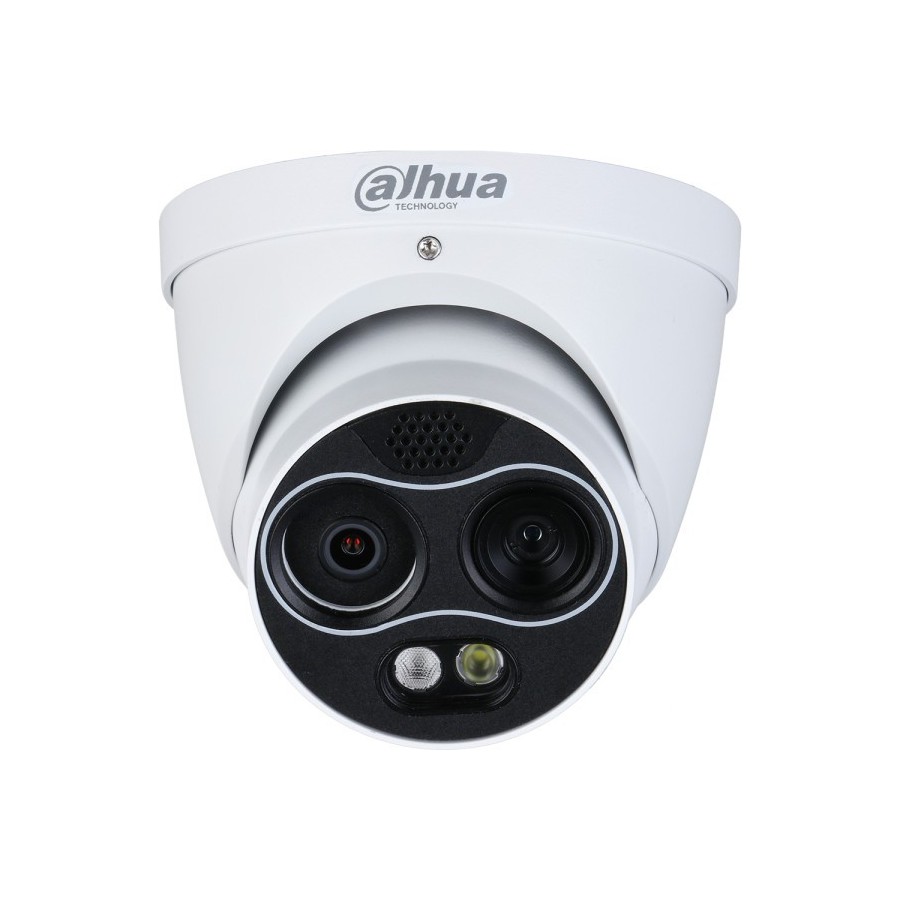 Dahua IP-Thermal-Eyeball-Kamera, 4 MP, 3,54 mm, IR 30 m, IP67, weiß