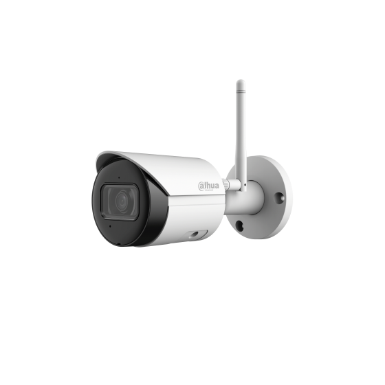 Dahua IP-WLAN-Bullet-Kamera, 2MP, 2,8mm, IR 30m, IP67, IK10, weiß