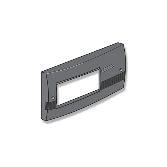 Deckel für Erweiterungen der Zentralen bzw. für die Zusatzgehäuse