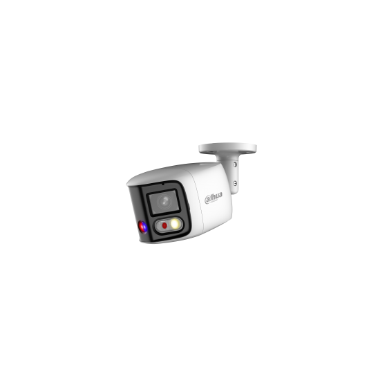 Dahua IP-Dual-Lens-Bullet-Kamera 2x4MP, 2,8mm fix, IR 25m, IP67, weiß