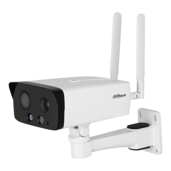 Dahua 4G IP-Bullet-Kamera, 4 MP, 2,8 mm, IR 50 m, IP67, weiß