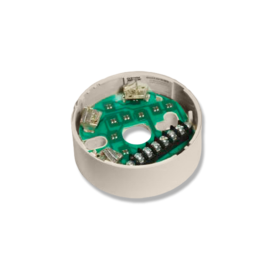 Standard-Sockel mit integrierter Melderheizung für den Notifier - Ringbus