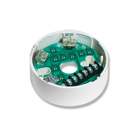 Standard-Sockel mit integrierter Melderheizung für den den Notifier - Ringbus