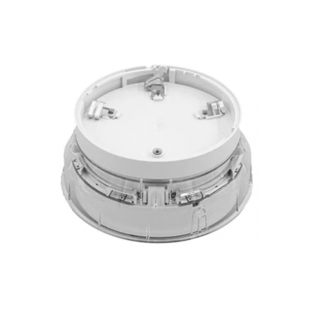 Adressierbarer, ringbusgespeister Meldersockel mit integriertem Isolator gem.EN54-23 (Kat.“C“)