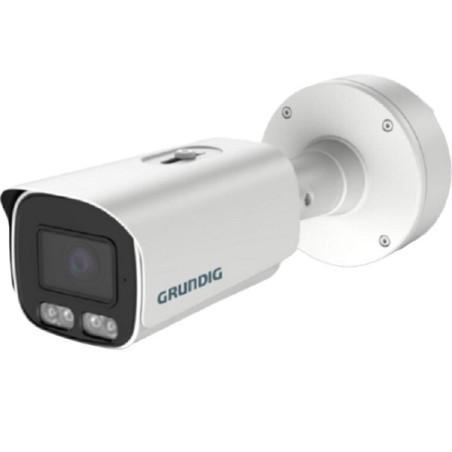 Grundig SMART IP-Bullet-Kamera, 5 MP, 5 - 50 mm, IR 80 m, IP67, IK10, NDAA, weiß