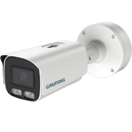 Grundig SMART IP-Bullet-Kamera, 4 MP, 2,8 - 12 mm, IR 50 m, IP67, IK10, NDAA, weiß
