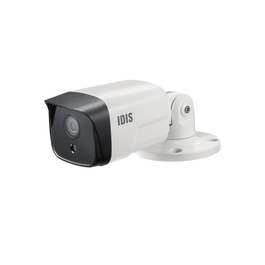 IDIS IP-Bullet-Kamera, 2 MP, 2,8 mm, IR 30 m, IP67, IK10, NDAA, weiß