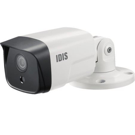 IDIS IP-Bullet-Kamera, 2 MP, 2,8 mm, IR 30 m, IP67, IK10, NDAA, weiß