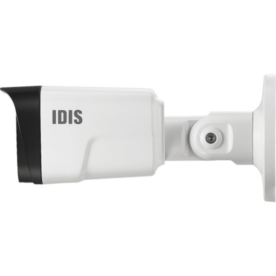 IDIS IP-Bullet-Kamera, 2 MP, 2,8 mm, IR 30 m, IP67, IK10, NDAA, weiß