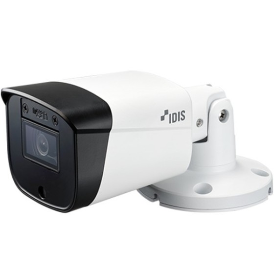 IDIS IP-Bullet-Kamera, 2 MP, 2,8 mm, IR 30 m, IP67, IK10, NDAA, weiß