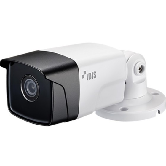IDIS IP-Bullet-Kamera, 5 MP, 4,3 mm, IR 20 m, IP66, IK10, NDAA, weiß