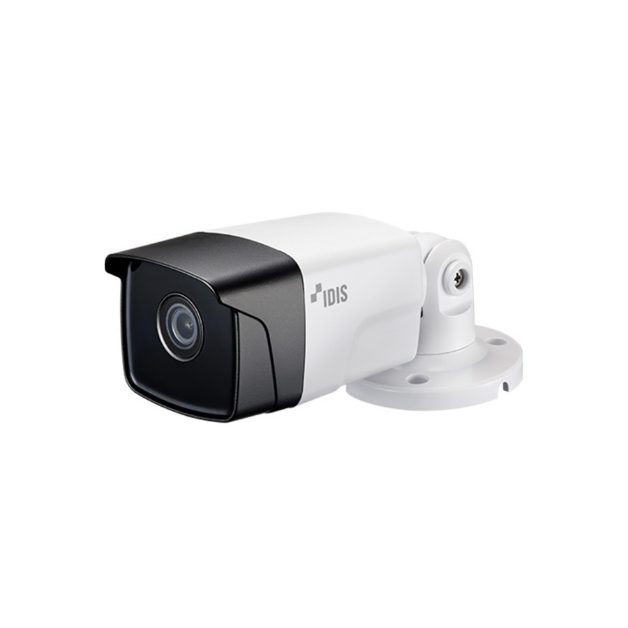 IDIS IP-Bullet-Kamera, 5 MP, 4,3 mm, IR 20 m, IP66, IK10, NDAA, weiß