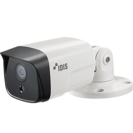 IDIS IP-Bullet-Kamera, 8 MP, 3,3 mm, IR 30 m, IP67, IK10, NDAA, weiß