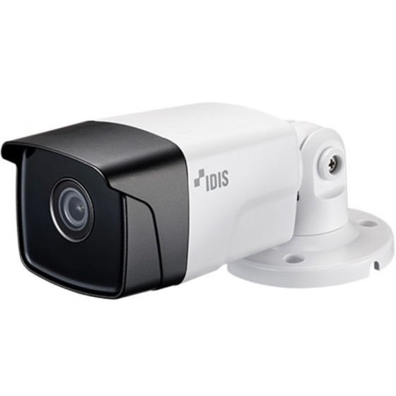 IDIS IP-Bullet-Kamera, 5 MP, 4,3 mm, IR 20 m, IP66, IK10, NDAA, weiß